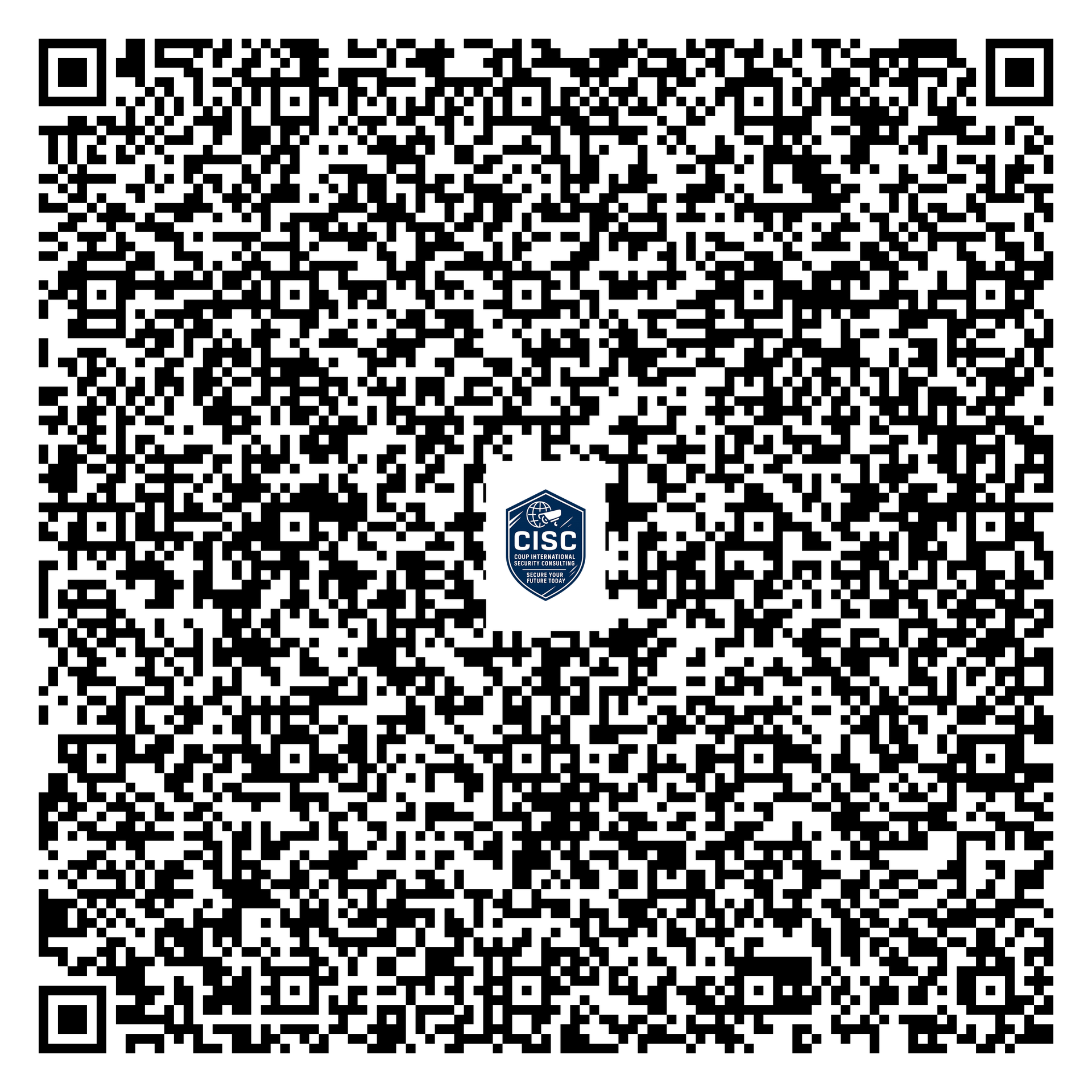 QR code de contact CISC